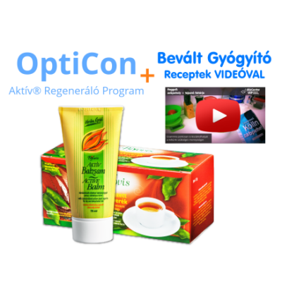BioCenter OPTICON Aktív® Regeneráló Program - Aranyér és végbélrepedés otthoni kiegészítő kezeléséhez